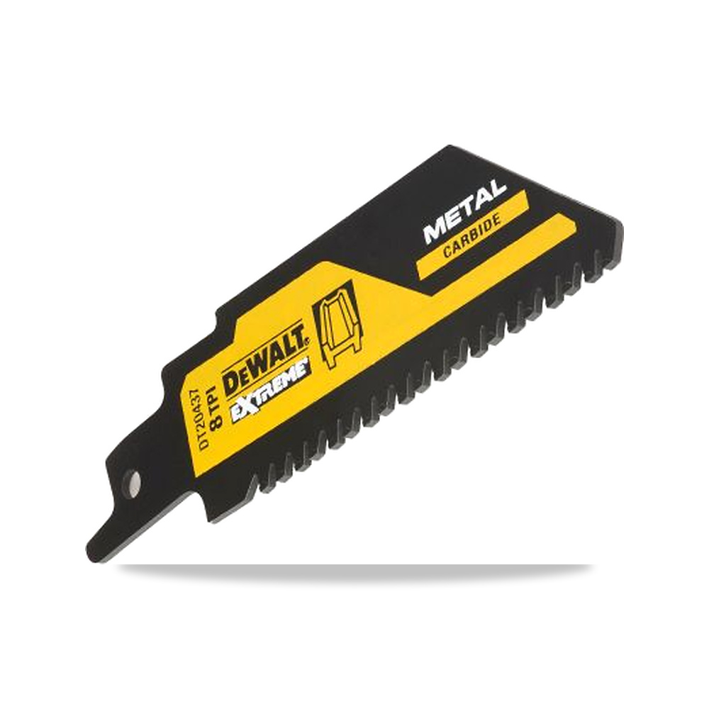 صورة منتج منشار ترددي (منشار سيف) شفرة وسلاح قطع 102 مم DeWALT موديل DT20437-QZ – 5.4 سم – نوع الخامة Metal - كود الصنف reemco-2027-0267991 - ماركة يباع من خلال reemco - توريد وتصوير حصري لشركة ريمكو القابضة السعودية