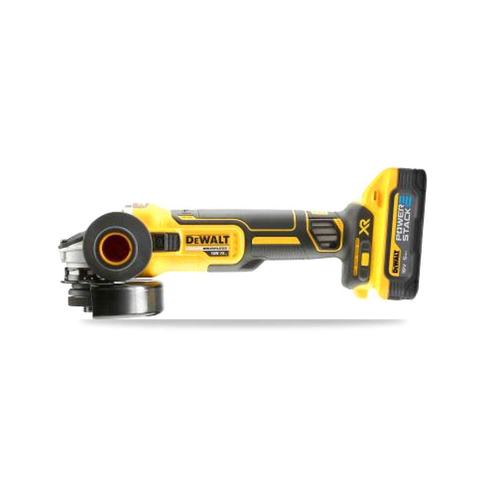 صورة منتج صاروخ جلخ وقص زاوية بدون فحمات (Brushless) لاسلكي 18 فولت 5 أمبير ساعة 125 مم 800 واط DeWALT موديل DCG405H2T-QW - كود الصنف reemco-2027-0268160 - ماركة يباع من خلال reemco - توريد وتصوير حصري لشركة ريمكو القابضة السعودية