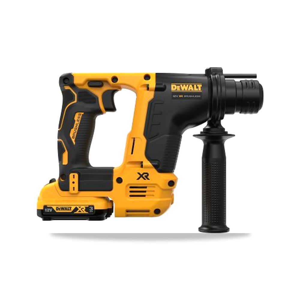 صورة منتج مثقاب دريل دقاق لاسلكي بدون فحمات (Brushless) 12 فولت 14 مم DeWALT موديل DCH072L2-QW – سعة البطارية 3Ah – 76 مم - كود الصنف reemco-2027-0268179 - ماركة يباع من خلال reemco - توريد وتصوير حصري لشركة ريمكو القابضة السعودية
