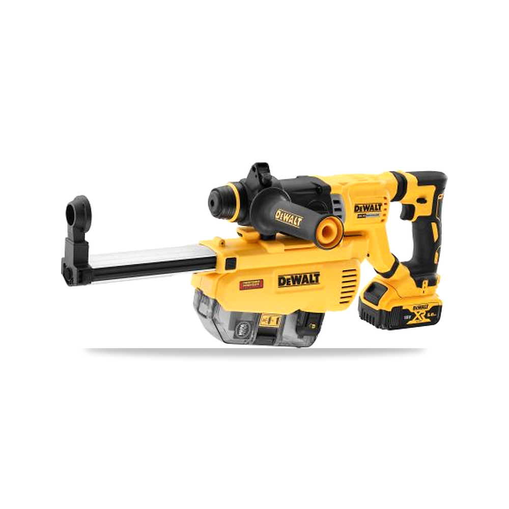 صورة منتج مثقاب دريل دقاق لاسلكي بدون فحمات (Brushless) 18 فولت 5 أمبير ساعة 28 مم DeWALT موديل DCH263P1-QW - كود الصنف reemco-2027-0268183 - ماركة يباع من خلال reemco - توريد وتصوير حصري لشركة ريمكو القابضة السعودية