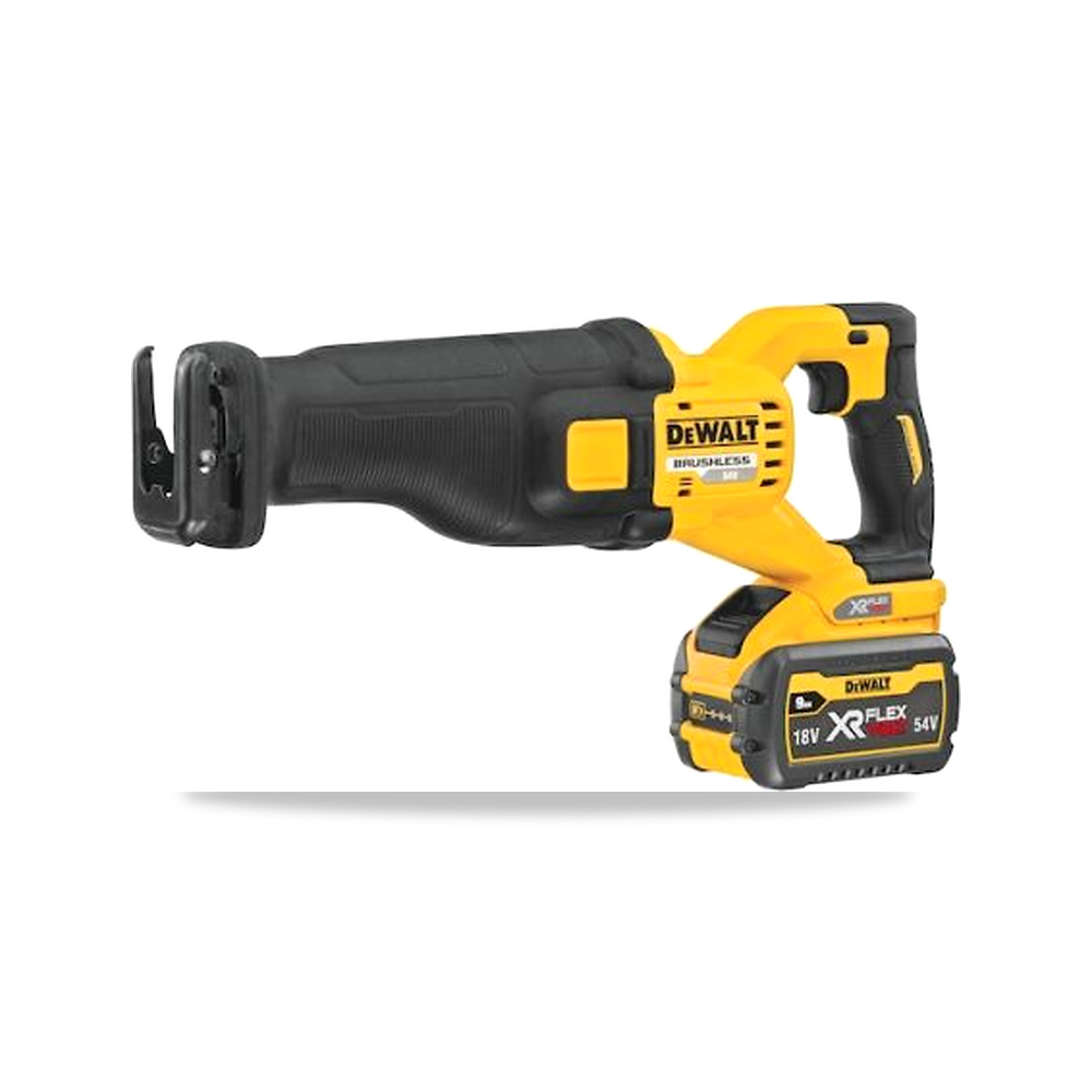 صورة منتج منشار ترددي (منشار سيف) منشار قطع بطارية 9 أمبير ساعة 54 فولت 455 مم DeWALT موديل DCS389X2-QW - كود الصنف reemco-2027-0268266 - ماركة يباع من خلال reemco - توريد وتصوير حصري لشركة ريمكو القابضة السعودية