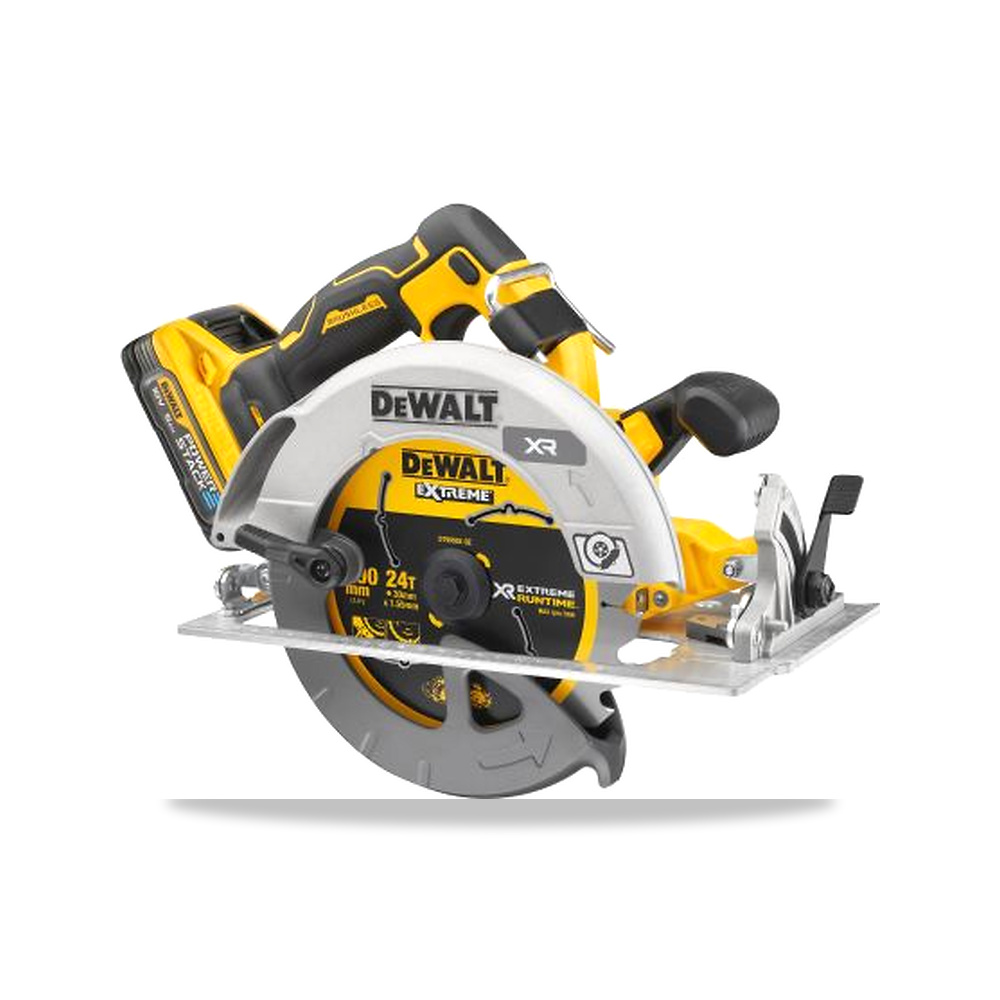 صورة منتج منشار دائري كهربائي منشار قطع بدون فحمات (Brushless) 1.65 كيلو واط 190 مم 30 مم DeWALT موديل DCS573H2T-GB - كود الصنف reemco-2027-0268280 - ماركة يباع من خلال reemco - توريد وتصوير حصري لشركة ريمكو القابضة السعودية