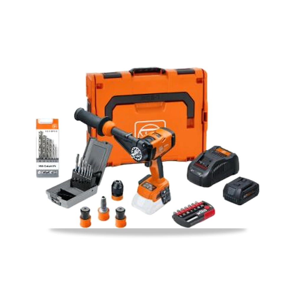 صورة منتج مثقاب دريل لاسلكي بدون فحمات (Brushless) 18 فولت FEIN موديل 71161563000 – سعة البطارية 5Ah - كود الصنف reemco-2027-0274809 - ماركة يباع من خلال reemco - توريد وتصوير حصري لشركة ريمكو القابضة السعودية