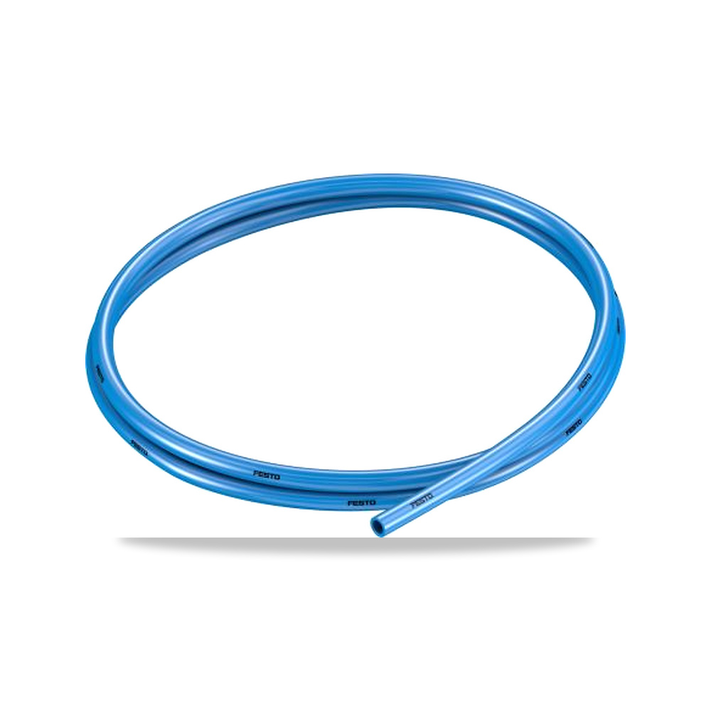 صورة منتج خرطوم مرن أزرق 6 مم 4 مم Festo موديل PUN-V0-6X1-BL – نوع الخامة Thermoplastic Polyurethane - كود الصنف reemco-2027-0279061 - ماركة يباع من خلال reemco - توريد وتصوير حصري لشركة ريمكو القابضة السعودية