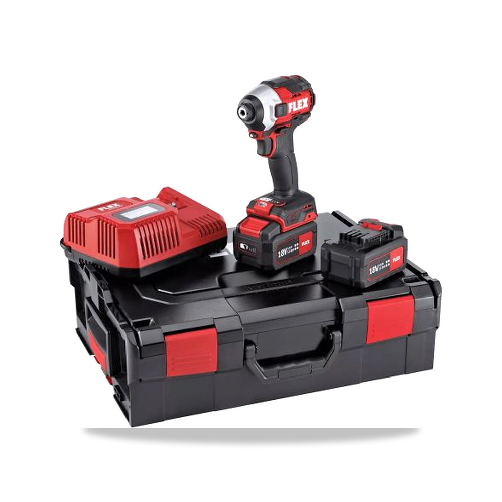 صورة منتج مفتاح ربط صدمي (Impact Wrench) لاسلكي 18 فولت 8 أمبير ساعة 4 بوصة Flex موديل 520771 – 1/4 بوصة – 76 مم - كود الصنف reemco-2027-0297831 - ماركة يباع من خلال reemco - توريد وتصوير حصري لشركة ريمكو القابضة السعودية