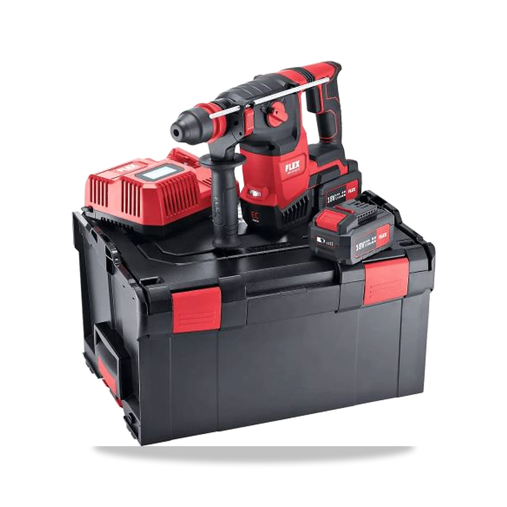 صورة منتج مثقاب دريل دقاق لاسلكي بدون فحمات (Brushless) 18 فولت 13 مم Flex موديل 478474 – 360 مم – 85 مم - كود الصنف reemco-2027-0297857 - ماركة يباع من خلال reemco - توريد وتصوير حصري لشركة ريمكو القابضة السعودية