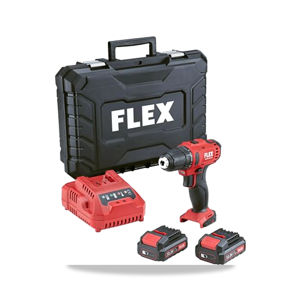 صورة منتج مثقاب دريل لاسلكي بدون فحمات (Brushless) 10.8 فولت 10 مم Flex موديل 516155 – 0.8 to 10 مم – 66 مم - كود الصنف reemco-2027-0297863 - ماركة يباع من خلال reemco - توريد وتصوير حصري لشركة ريمكو القابضة السعودية