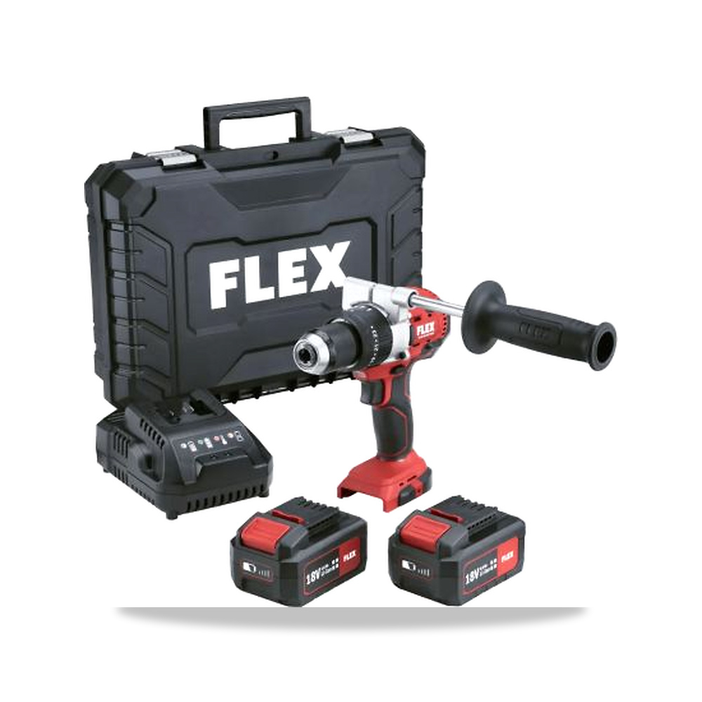 صورة منتج مثقاب دريل لاسلكي بدون فحمات (Brushless) 18 فولت 13 مم Flex موديل 516171 – 1.5 to 13 مم – 75 مم - كود الصنف reemco-2027-0297869 - ماركة يباع من خلال reemco - توريد وتصوير حصري لشركة ريمكو القابضة السعودية