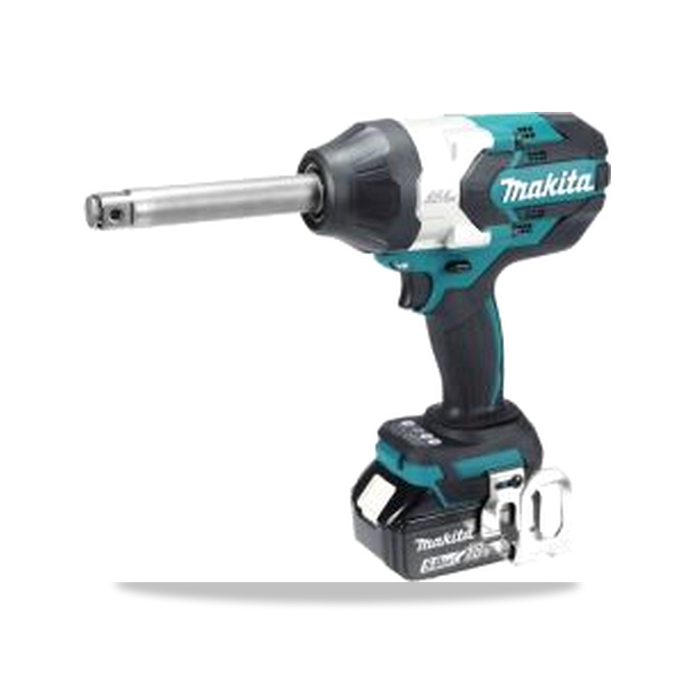 صورة منتج مفتاح ربط صدمي (Impact Wrench) لاسلكي 18 فولت 4 بوصة Makita موديل DTW1005Z – 3/4 بوصة – 339 مم - كود الصنف reemco-2027-0316551 - ماركة يباع من خلال reemco - توريد وتصوير حصري لشركة ريمكو القابضة السعودية