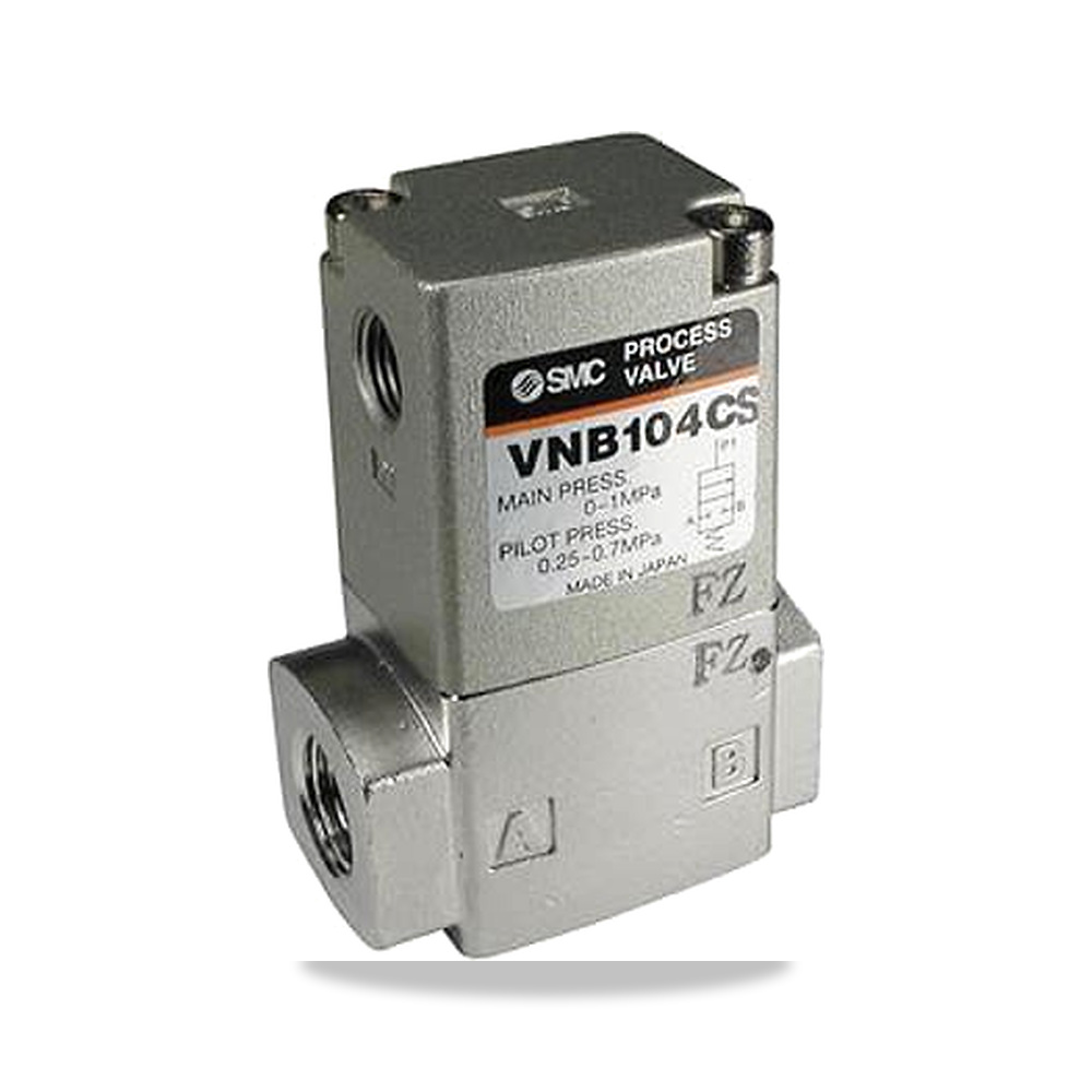 صورة منتج محبس وصمام كهربائي (سولينويد) هوائي نيوماتيك SMC موديل VNB601CS-N40A - كود الصنف reemco-2027-0358110 - ماركة يباع من خلال reemco - توريد وتصوير حصري لشركة ريمكو القابضة السعودية