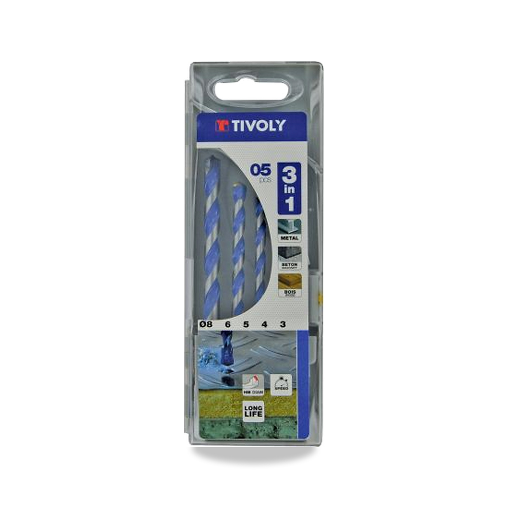 صورة منتج ريشة وبنطة ثقب زجاج 5 مم 105 مم Tivoly موديل 12001120500 – نوع الخامة Carbide Tip - كود الصنف reemco-2027-0365873 - ماركة يباع من خلال reemco - توريد وتصوير حصري لشركة ريمكو القابضة السعودية