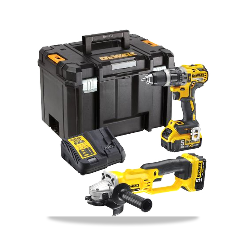 صورة منتج مثقاب دريل دقاق لاسلكي بدون فحمات (Brushless) 18 فولت DeWALT موديل DCK209P2T-GB – سعة البطارية 4Ah - كود الصنف reemco-2027-0373804 - ماركة يباع من خلال reemco - توريد وتصوير حصري لشركة ريمكو القابضة السعودية