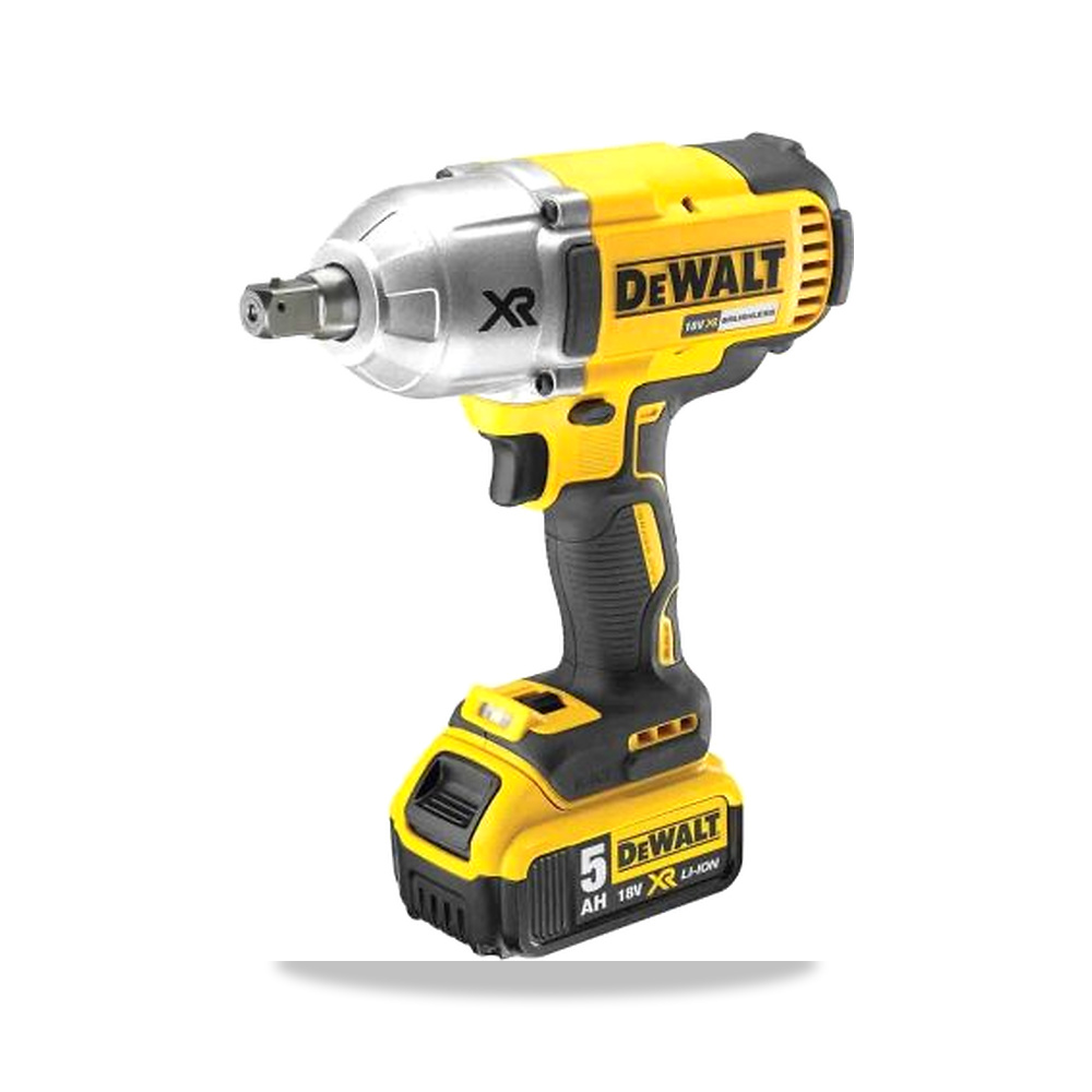 صورة منتج مفتاح ربط صدمي (Impact Wrench) لاسلكي بدون فحمات (Brushless) 18 فولت 5 أمبير ساعة 2 بوصة DeWALT موديل DCF899P2-GB - كود الصنف reemco-2027-0373833 - ماركة يباع من خلال reemco - توريد وتصوير حصري لشركة ريمكو القابضة السعودية