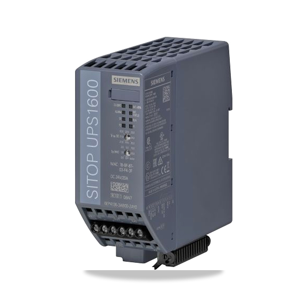 صورة منتج مزود طاقة غير منقطع (UPS) 21 فولت 29 فولت 480 واط 24 فولت 20 أمبير Siemens موديل 6EP4136-3AB00-2AY0 - كود الصنف reemco-2027-0543049 - ماركة يباع من خلال reemco - توريد وتصوير حصري لشركة ريمكو القابضة السعودية
