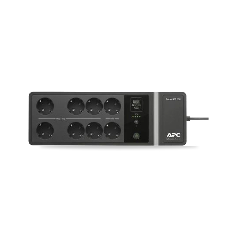 صورة منتج مزود طاقة غير منقطع (UPS) 230 فولت 520 واط 6 أمبير APC موديل BE850G2-GR – 13 مم - كود الصنف reemco-2027-0546607 - ماركة يباع من خلال reemco - توريد وتصوير حصري لشركة ريمكو القابضة السعودية