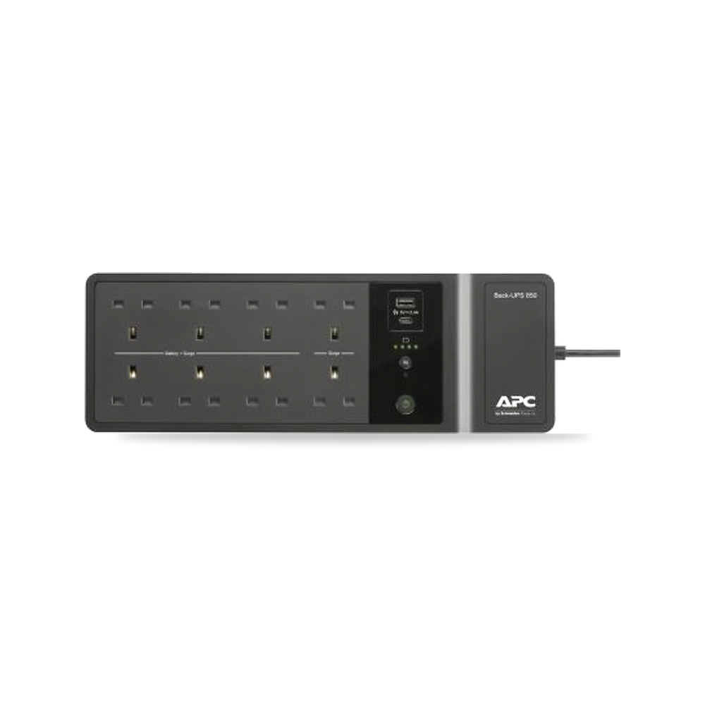 صورة منتج مزود طاقة غير منقطع (UPS) 230 فولت 520 واط 6 أمبير APC موديل BE850G2-UK – الطول 1.83m – 130 مم - كود الصنف reemco-2027-0548479 - ماركة يباع من خلال reemco - توريد وتصوير حصري لشركة ريمكو القابضة السعودية