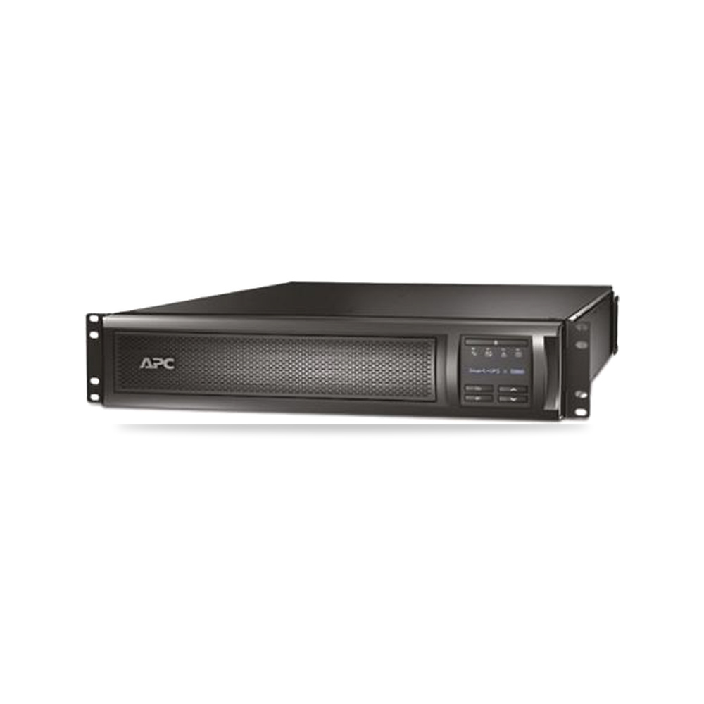 صورة منتج مزود طاقة غير منقطع (UPS) ذكي 230 فولت 2.7 كيلو واط APC موديل SMX3000RMHV2U – القدرة الكهربائية 2.7kW – 432 مم - كود الصنف reemco-2027-0550444 - ماركة يباع من خلال reemco - توريد وتصوير حصري لشركة ريمكو القابضة السعودية