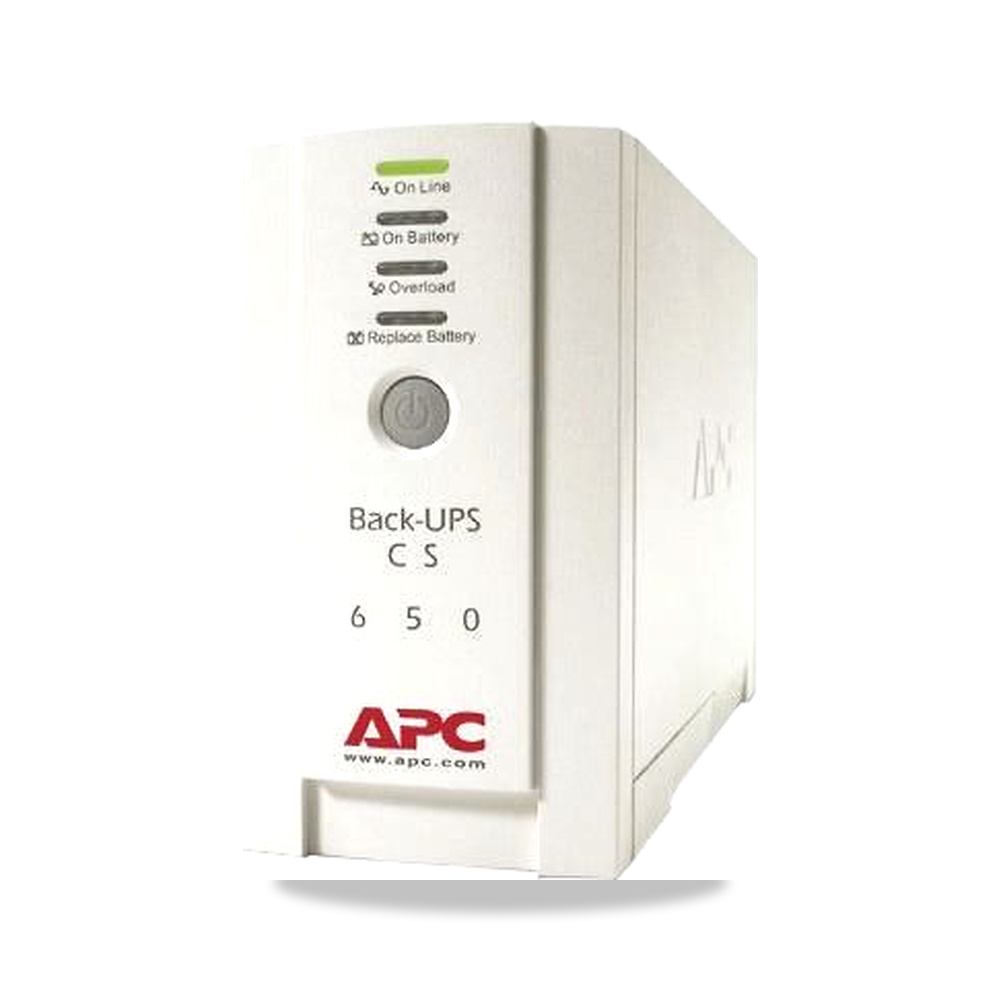 صورة منتج مزود طاقة غير منقطع (UPS) 180 فولت 266 فولت 400 واط 100 واط 7 أمبير APC موديل BK650EI – 230 فولت – 180, 266 فولت - كود الصنف reemco-2027-0563794 - ماركة يباع من خلال reemco - توريد وتصوير حصري لشركة ريمكو القابضة السعودية
