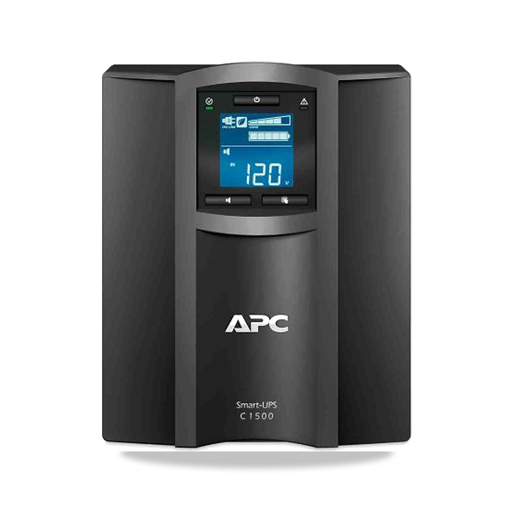صورة منتج مزود طاقة غير منقطع (UPS) ذكي بطارية 230 فولت 900 واط 6.5 أمبير APC موديل SMC1500IC – 219 مم – 171 مم - كود الصنف reemco-2027-0563879 - ماركة يباع من خلال reemco - توريد وتصوير حصري لشركة ريمكو القابضة السعودية