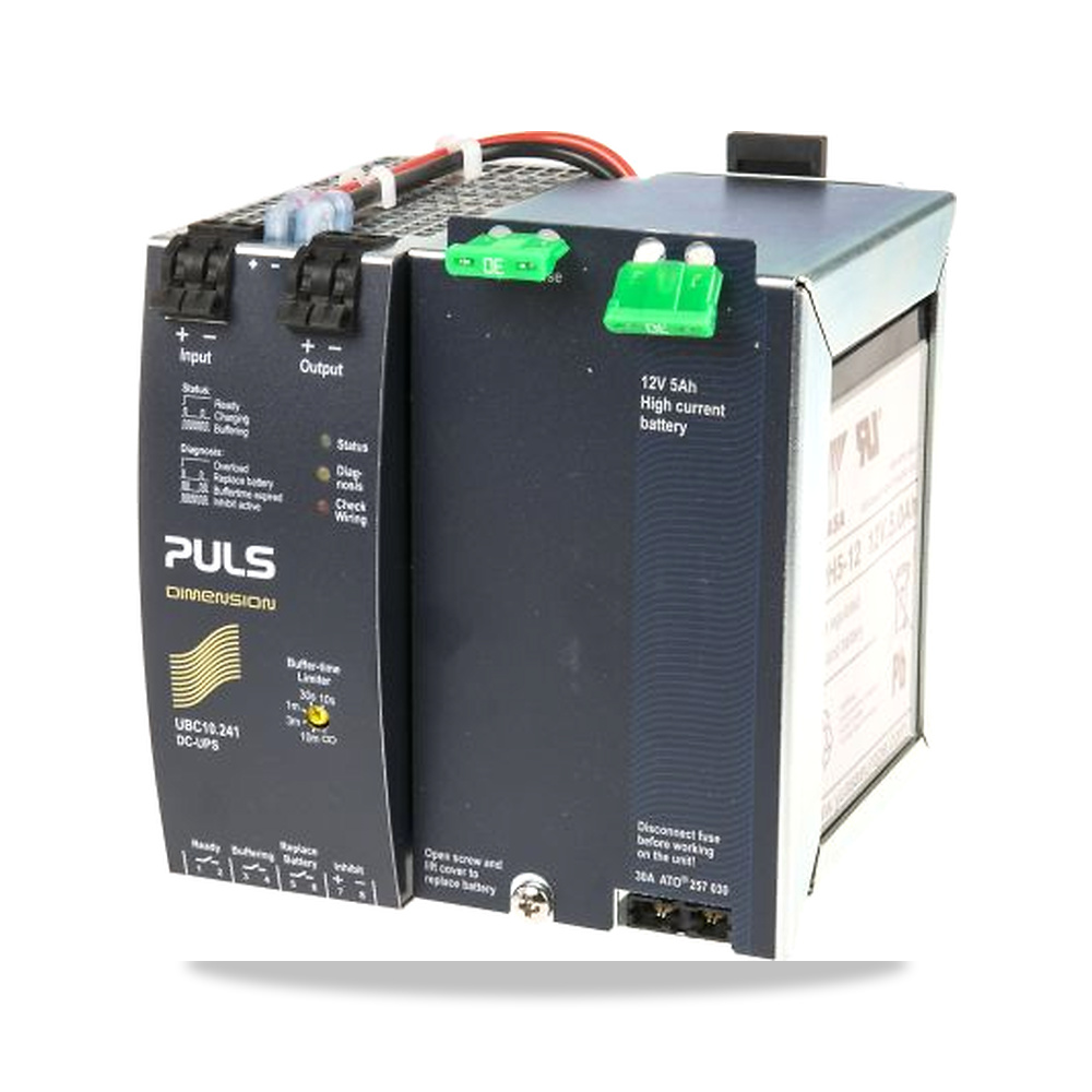 صورة منتج مزود طاقة غير منقطع (UPS) 24 فولت 28 فولت 22.5 فولت 15 أمبير PULS موديل UBC10.241 – 22.5 فولت dc – 24, 28 فولت - كود الصنف reemco-2027-0647129 - ماركة يباع من خلال reemco - توريد وتصوير حصري لشركة ريمكو القابضة السعودية