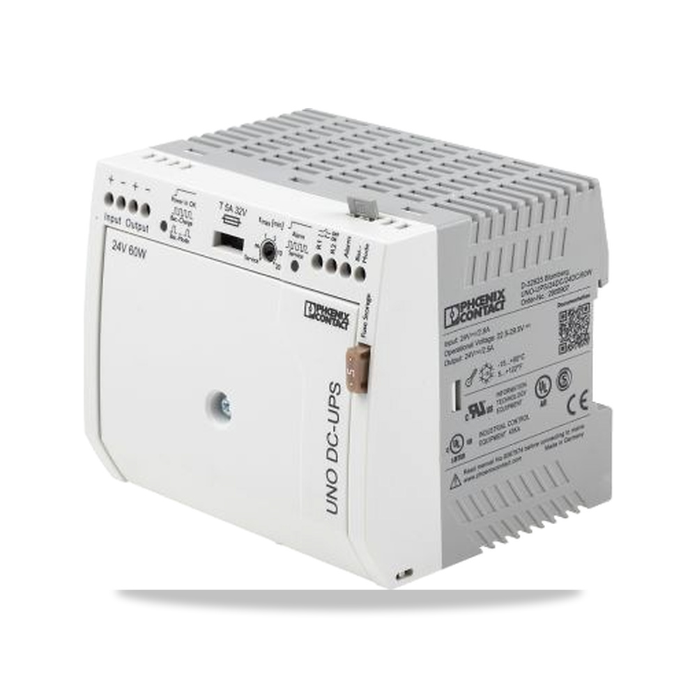 صورة منتج مزود طاقة غير منقطع (UPS) 29.5 فولت 60 واط 24 فولت 2.8 أمبير Phoenix Contact موديل 2905907 - كود الصنف reemco-2027-0652725 - ماركة يباع من خلال reemco - توريد وتصوير حصري لشركة ريمكو القابضة السعودية