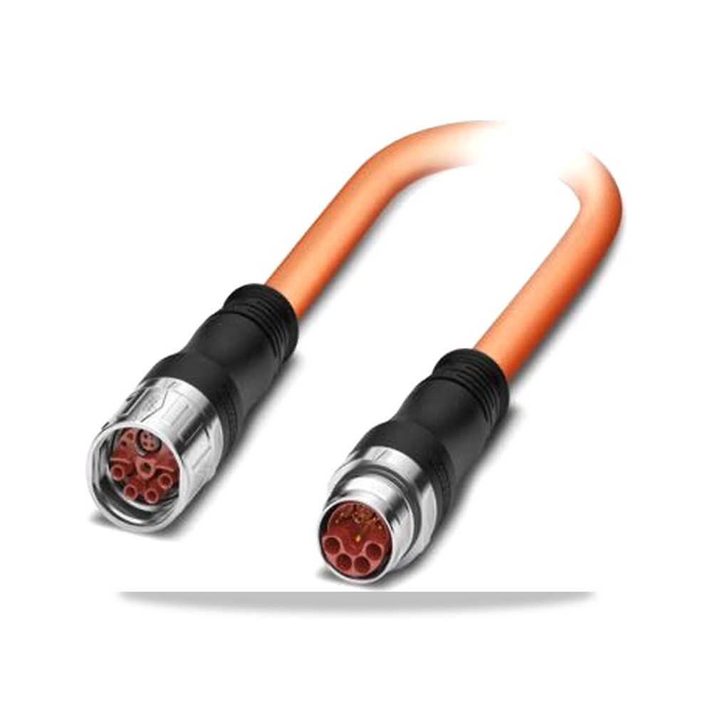 صورة منتج موصل ورابط كابل وسلك 8 خط/قطب M23 IP67 3 أمبير Phoenix Contact موديل 1622246 – 630 فولت – نوع الخامة Polyurethane - كود الصنف reemco-2027-0658415 - ماركة يباع من خلال reemco - توريد وتصوير حصري لشركة ريمكو القابضة السعودية