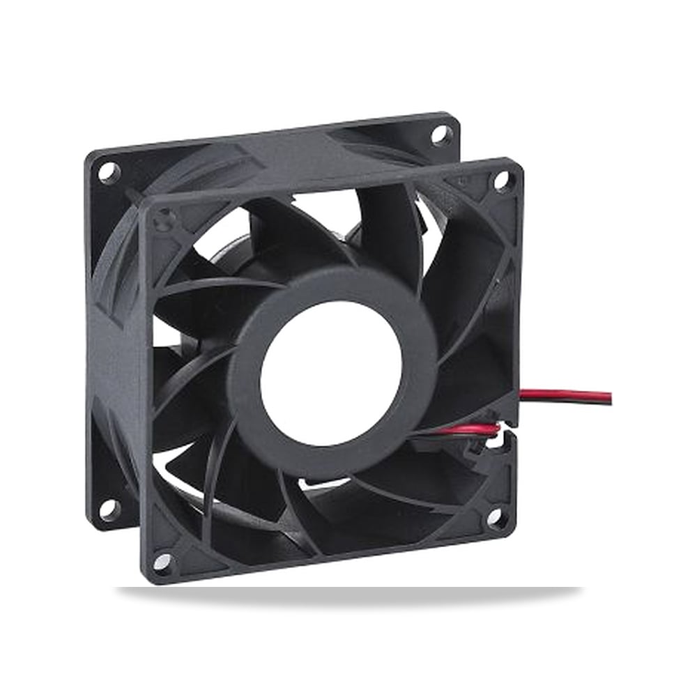 صورة منتج مروحة شفط وتبريد محورية (Axial Fan) 24 فولت 3.12 واط 130 مللي أمبير 80 مم 25 مم RS PRO موديل 255-7301 - كود الصنف reemco-2027-0789586 - ماركة يباع من خلال reemco - توريد وتصوير حصري لشركة ريمكو القابضة السعودية