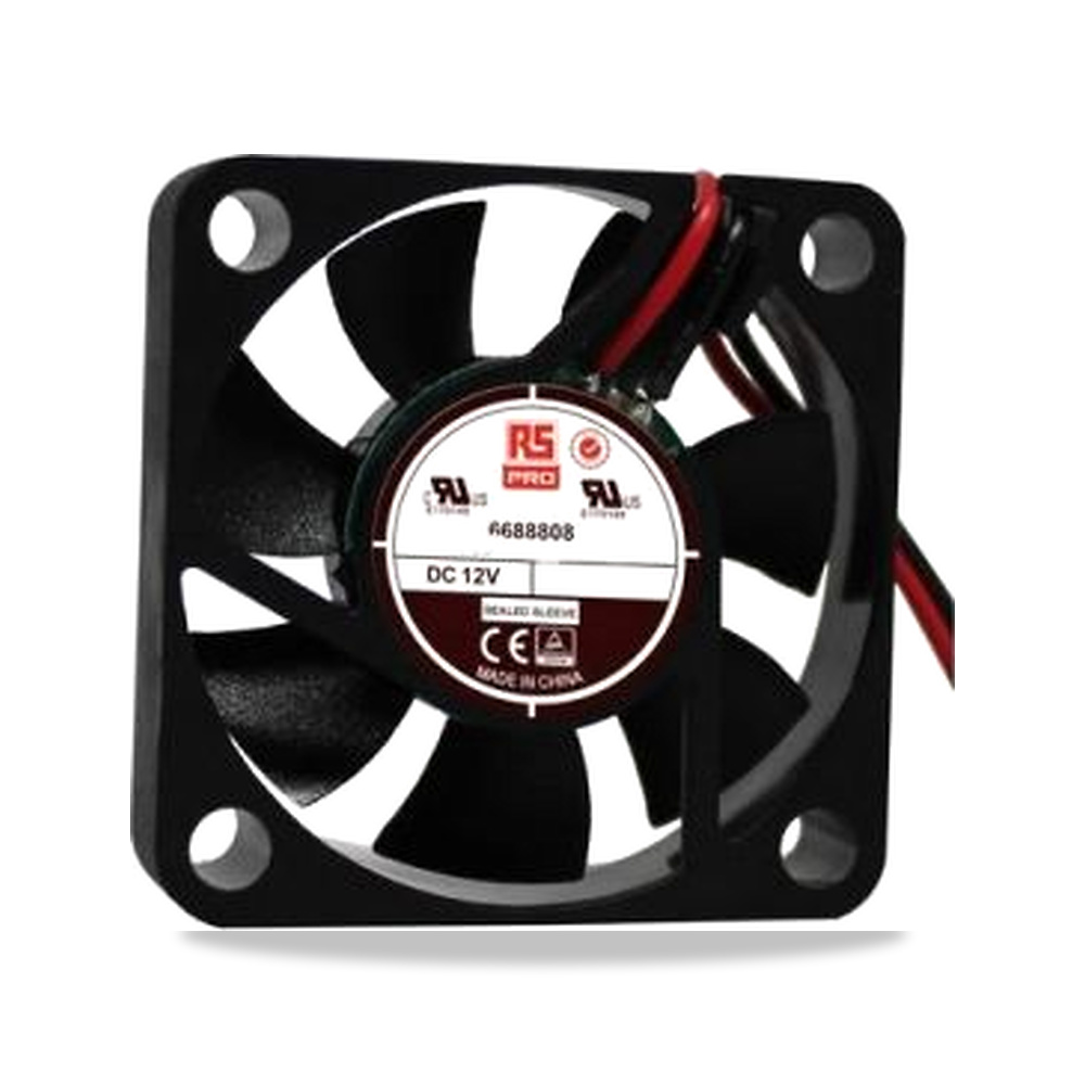 صورة منتج مروحة شفط وتبريد محورية (Axial Fan) 12 فولت 1.2 واط 100 مللي أمبير 40 مم 10 مم RS PRO موديل 668-8808 - كود الصنف reemco-2027-0793409 - ماركة يباع من خلال reemco - توريد وتصوير حصري لشركة ريمكو القابضة السعودية