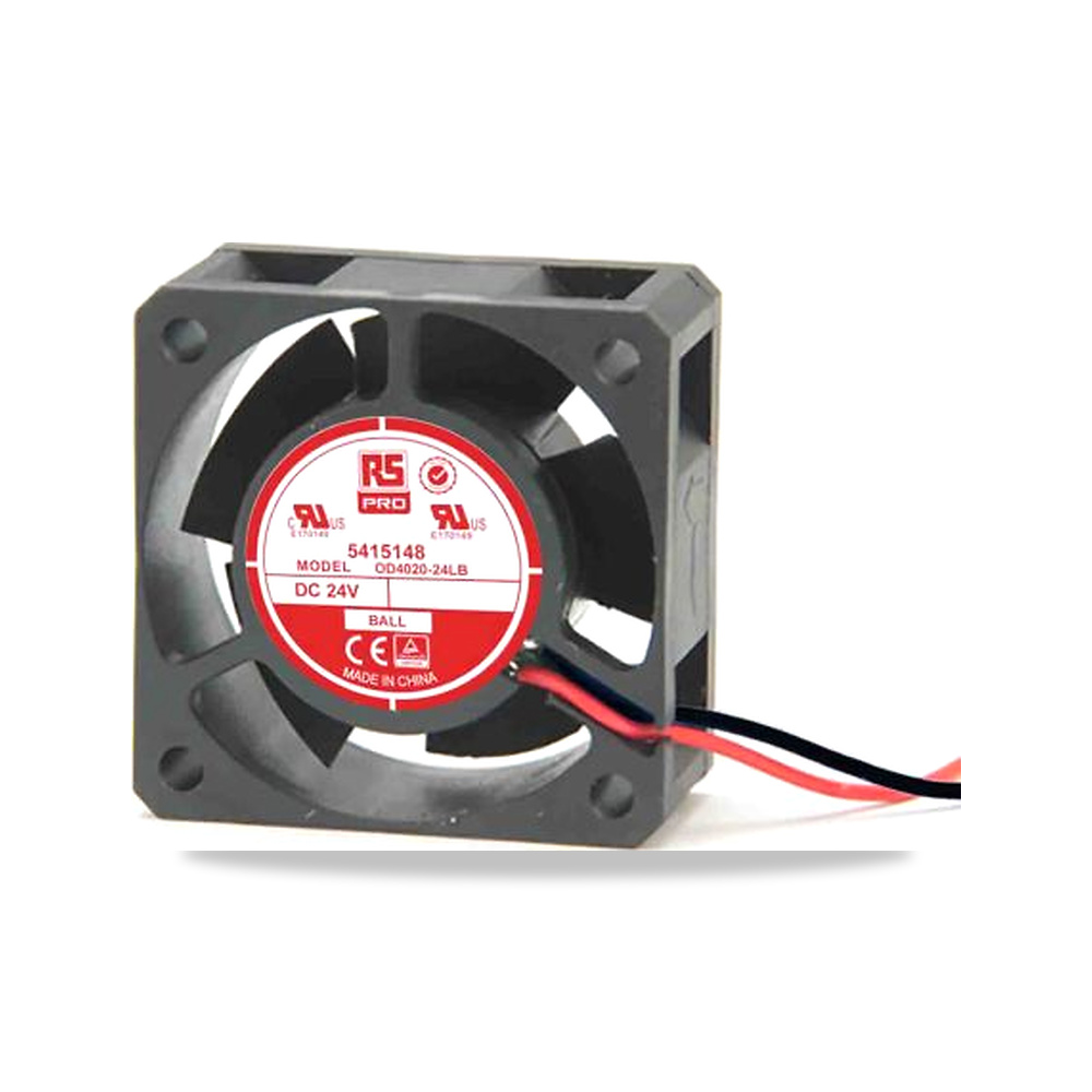 صورة منتج مروحة شفط وتبريد محورية (Axial Fan) 24 فولت 1.4 واط 60 مللي أمبير 40 مم 20 مم RS PRO موديل 541-5148 - كود الصنف reemco-2027-0793587 - ماركة يباع من خلال reemco - توريد وتصوير حصري لشركة ريمكو القابضة السعودية