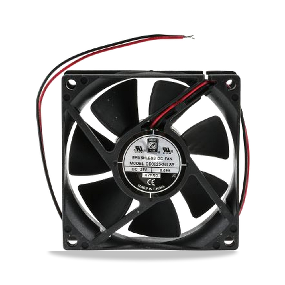 صورة منتج مروحة شفط وتبريد محورية (Axial Fan) 24 فولت 50 مللي أمبير 80 مم 25 مم IP44 RS PRO موديل 787-4016 - كود الصنف reemco-2027-0794674 - ماركة يباع من خلال reemco - توريد وتصوير حصري لشركة ريمكو القابضة السعودية