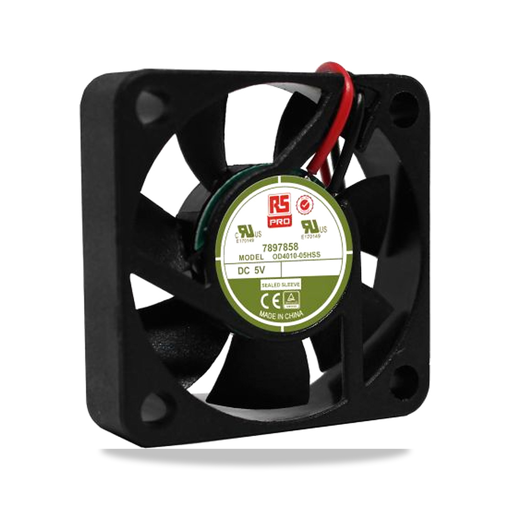 صورة منتج مروحة شفط وتبريد محورية (Axial Fan) 5 فولت 1.92 واط 190 مللي أمبير 40 مم 10 مم RS PRO موديل 789-7858 - كود الصنف reemco-2027-0794682 - ماركة يباع من خلال reemco - توريد وتصوير حصري لشركة ريمكو القابضة السعودية