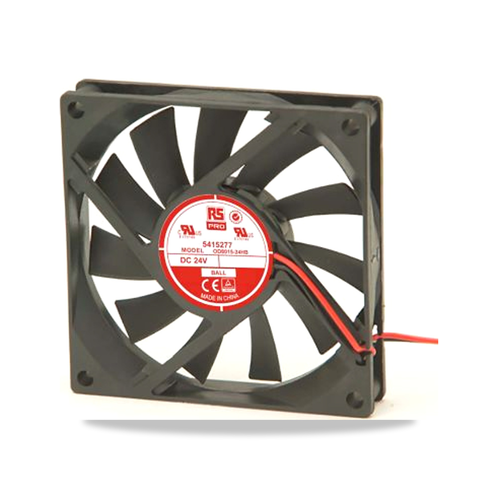 صورة منتج مروحة شفط وتبريد محورية (Axial Fan) 24 فولت 4.6 واط 100 مللي أمبير 80 مم 15 مم RS PRO موديل 541-5277 - كود الصنف reemco-2027-0794864 - ماركة يباع من خلال reemco - توريد وتصوير حصري لشركة ريمكو القابضة السعودية