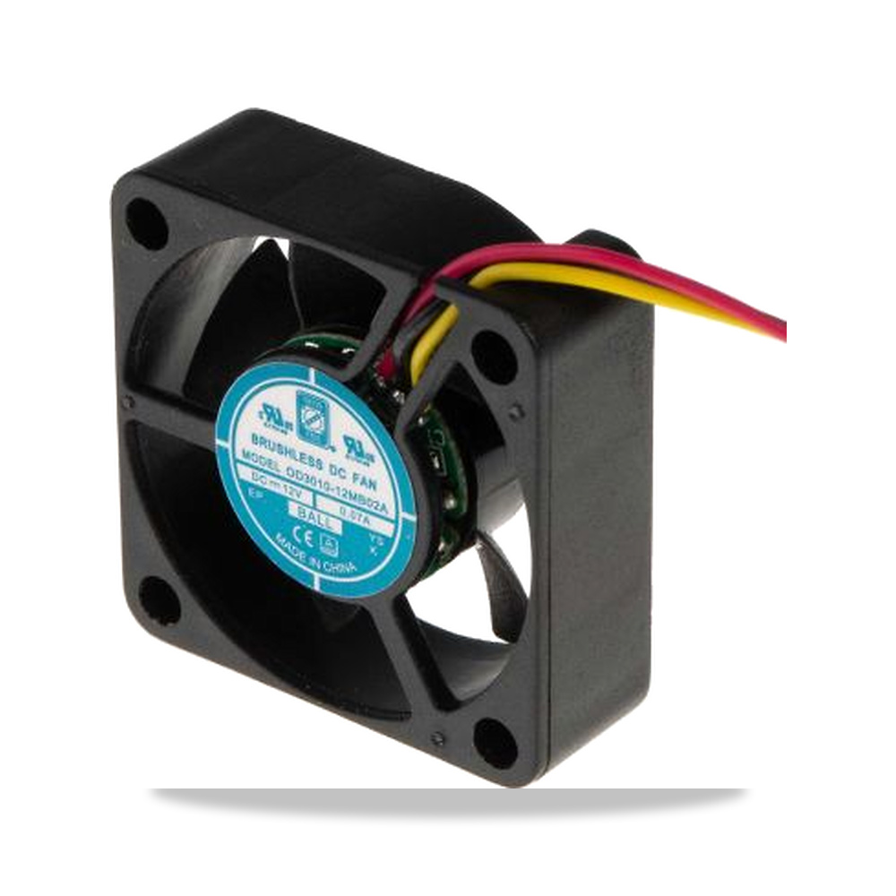 صورة منتج مروحة شفط وتبريد محورية (Axial Fan) 12 فولت 90 مللي أمبير 30 مم 10.2 مم IP55 RS PRO موديل 144-2035 - كود الصنف reemco-2027-0795557 - ماركة يباع من خلال reemco - توريد وتصوير حصري لشركة ريمكو القابضة السعودية