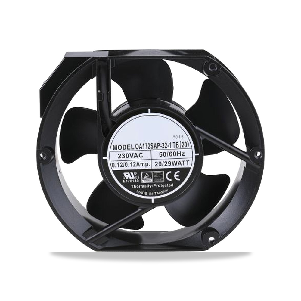 صورة منتج مروحة شفط وتبريد محورية (Axial Fan) 230 فولت 35 واط 150 مللي أمبير 172 مم 150 مم RS PRO موديل 619-6876 - كود الصنف reemco-2027-0796730 - ماركة يباع من خلال reemco - توريد وتصوير حصري لشركة ريمكو القابضة السعودية