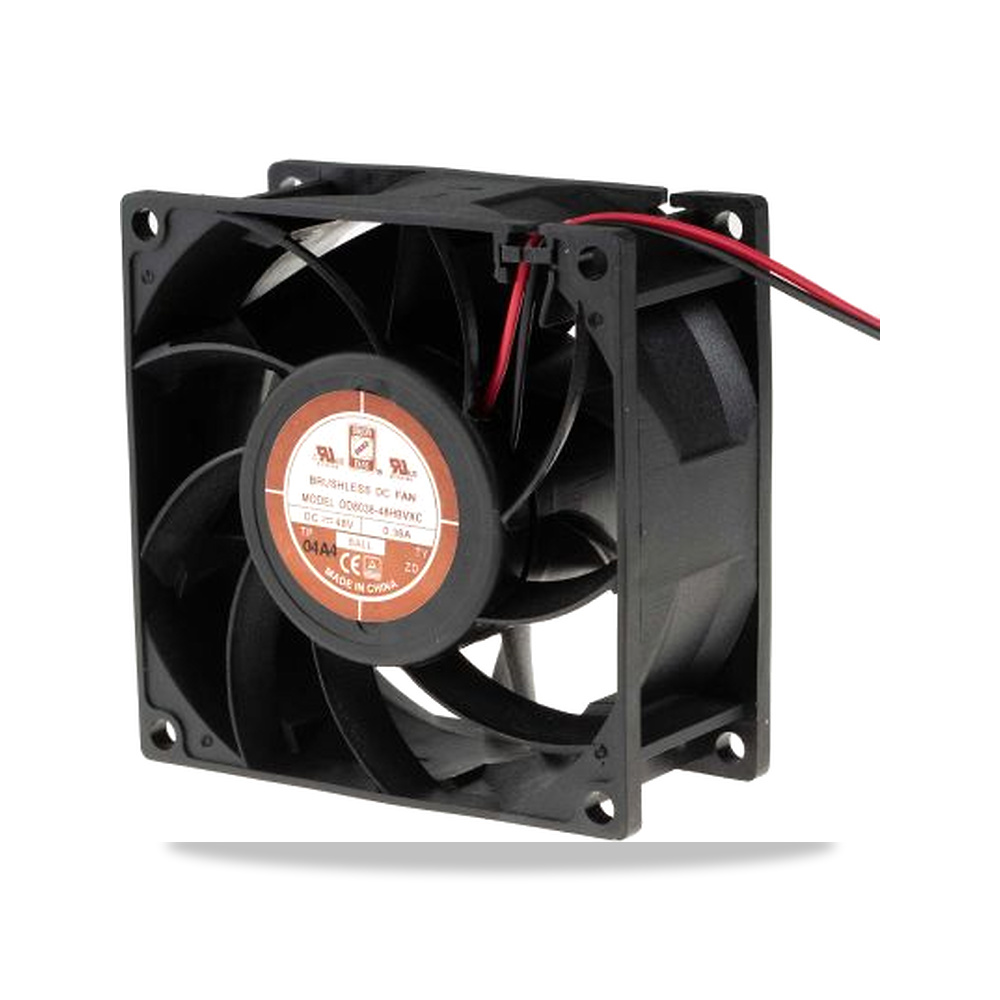 صورة منتج مروحة شفط وتبريد محورية (Axial Fan) 48 فولت 14 واط 300 مللي أمبير 80 مم 38 مم RS PRO موديل 703-3442 - كود الصنف reemco-2027-0796859 - ماركة يباع من خلال reemco - توريد وتصوير حصري لشركة ريمكو القابضة السعودية