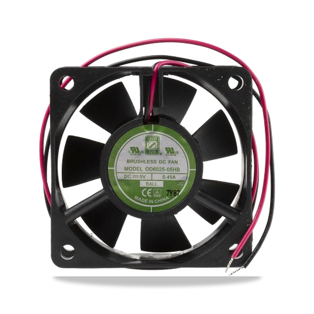 صورة منتج مروحة شفط وتبريد محورية (Axial Fan) 5 فولت 1.4 واط 350 مللي أمبير 60 مم 25 مم RS PRO موديل 144-4123 - كود الصنف reemco-2027-0796885 - ماركة يباع من خلال reemco - توريد وتصوير حصري لشركة ريمكو القابضة السعودية