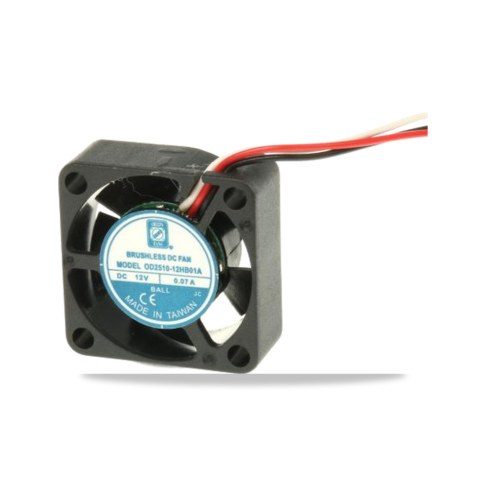 صورة منتج مروحة شفط وتبريد محورية (Axial Fan) 12 فولت 90 مللي أمبير 25 مم 10 مم 25 X 10 مم RS PRO موديل 619-6769 - كود الصنف reemco-2027-0797079 - ماركة يباع من خلال reemco - توريد وتصوير حصري لشركة ريمكو القابضة السعودية
