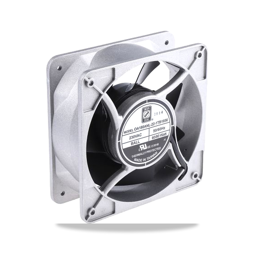 صورة منتج مروحة شفط وتبريد محورية (Axial Fan) 230 فولت 80 واط 180 مم 65 مم IP56 RS PRO موديل 175-9783 - كود الصنف reemco-2027-0797392 - ماركة يباع من خلال reemco - توريد وتصوير حصري لشركة ريمكو القابضة السعودية