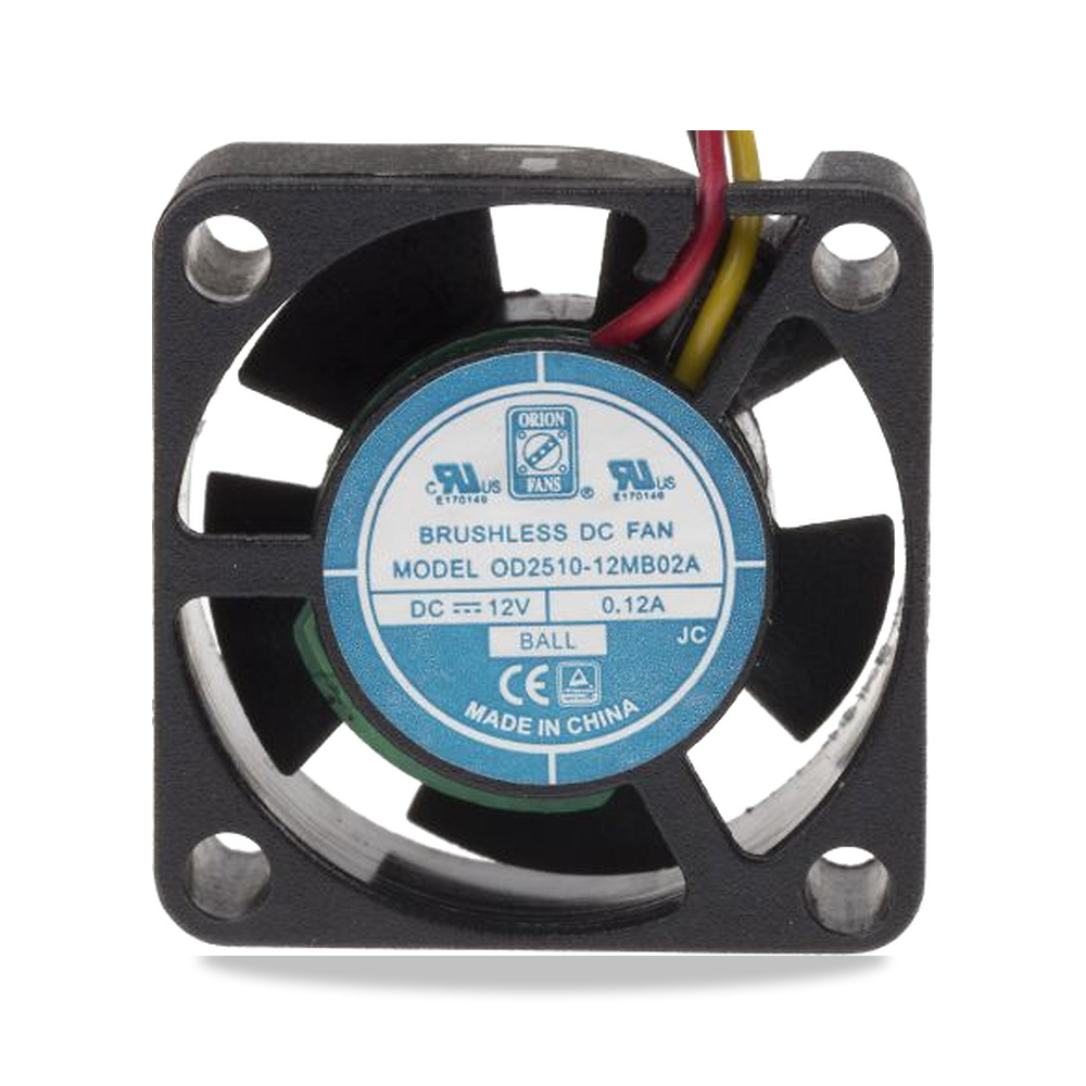 صورة منتج مروحة شفط وتبريد محورية (Axial Fan) 12 فولت 1.44 واط 80 مللي أمبير 25 مم 10 مم RS PRO موديل 144-2031 - كود الصنف reemco-2027-0797432 - ماركة يباع من خلال reemco - توريد وتصوير حصري لشركة ريمكو القابضة السعودية