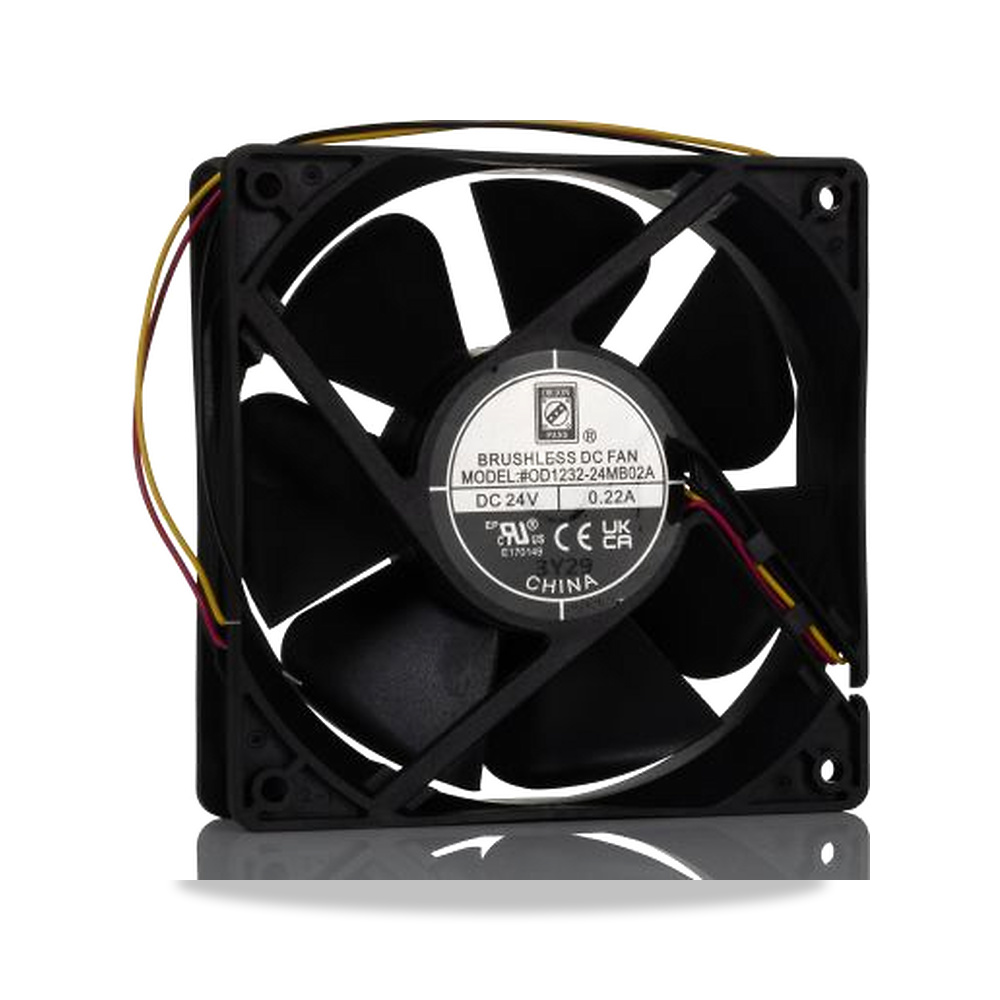 صورة منتج مروحة شفط وتبريد محورية (Axial Fan) 24 فولت 5.28 واط 220 مللي أمبير 120 مم 32 مم RS PRO موديل 144-4132 - كود الصنف reemco-2027-0797777 - ماركة يباع من خلال reemco - توريد وتصوير حصري لشركة ريمكو القابضة السعودية