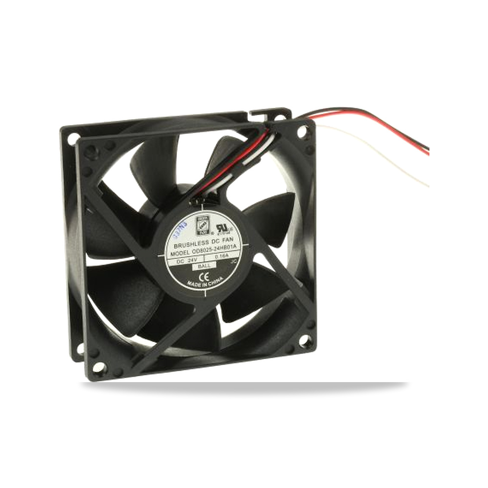 صورة منتج مروحة شفط وتبريد محورية (Axial Fan) 24 فولت 2.41 واط 100 مللي أمبير 80 مم 25 مم RS PRO موديل 619-7138 - كود الصنف reemco-2027-0798058 - ماركة يباع من خلال reemco - توريد وتصوير حصري لشركة ريمكو القابضة السعودية