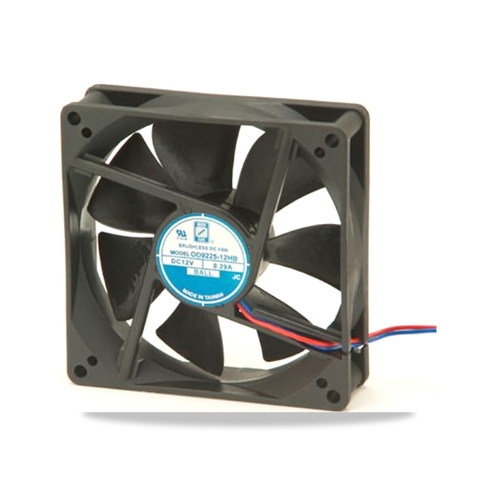 صورة منتج مروحة شفط وتبريد محورية (Axial Fan) 12 فولت 3 واط 240 مللي أمبير 92 مم 25 مم RS PRO موديل 175-9839 - كود الصنف reemco-2027-0798127 - ماركة يباع من خلال reemco - توريد وتصوير حصري لشركة ريمكو القابضة السعودية