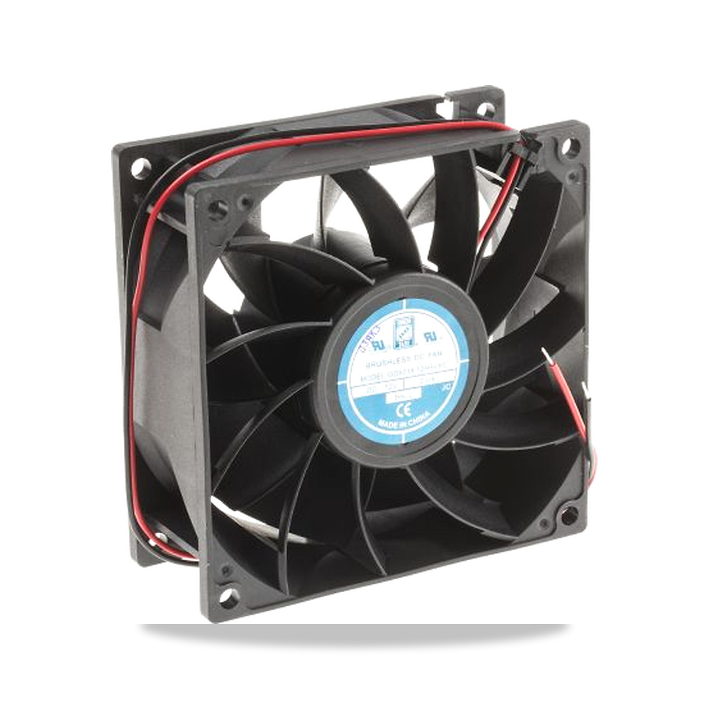 صورة منتج مروحة شفط وتبريد محورية (Axial Fan) 12 فولت 16 واط 1.3 أمبير 92.5 مم 38 مم RS PRO موديل 703-3451 - كود الصنف reemco-2027-0798141 - ماركة يباع من خلال reemco - توريد وتصوير حصري لشركة ريمكو القابضة السعودية