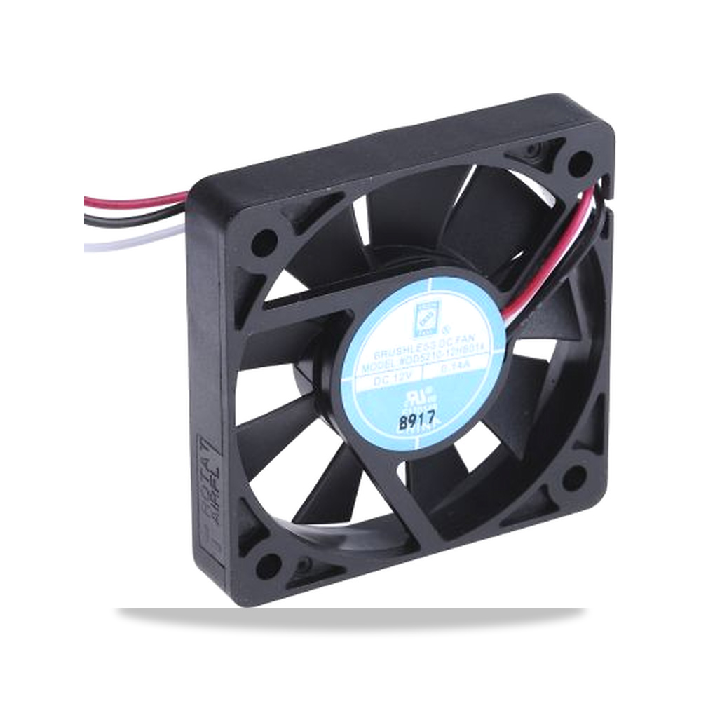 صورة منتج مروحة شفط وتبريد محورية (Axial Fan) 12 فولت 1.68 واط 140 مللي أمبير 52 مم 10 مم RS PRO موديل 619-7093 - كود الصنف reemco-2027-0798472 - ماركة يباع من خلال reemco - توريد وتصوير حصري لشركة ريمكو القابضة السعودية