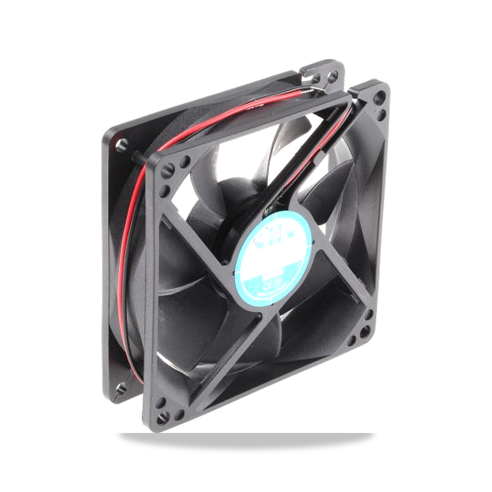 صورة منتج مروحة شفط وتبريد محورية (Axial Fan) 12 فولت 2.9 واط 250 مللي أمبير 92.5 مم 25 مم RS PRO موديل 668-8842 - كود الصنف reemco-2027-0798473 - ماركة يباع من خلال reemco - توريد وتصوير حصري لشركة ريمكو القابضة السعودية