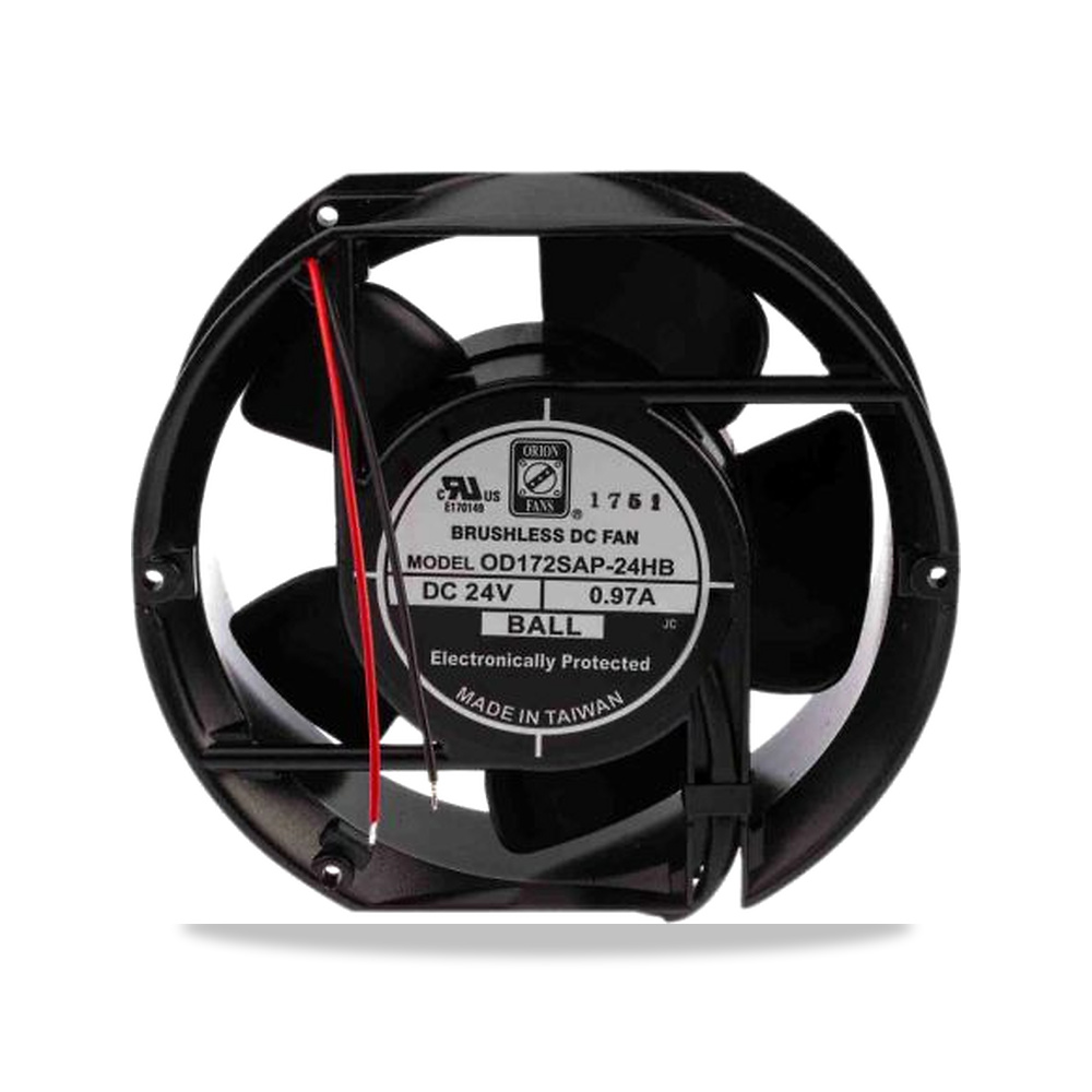 صورة منتج مروحة شفط وتبريد محورية (Axial Fan) 24 فولت 23.28 واط 970 مللي أمبير 172 مم 150 مم RS PRO موديل 619-6719 - كود الصنف reemco-2027-0798620 - ماركة يباع من خلال reemco - توريد وتصوير حصري لشركة ريمكو القابضة السعودية