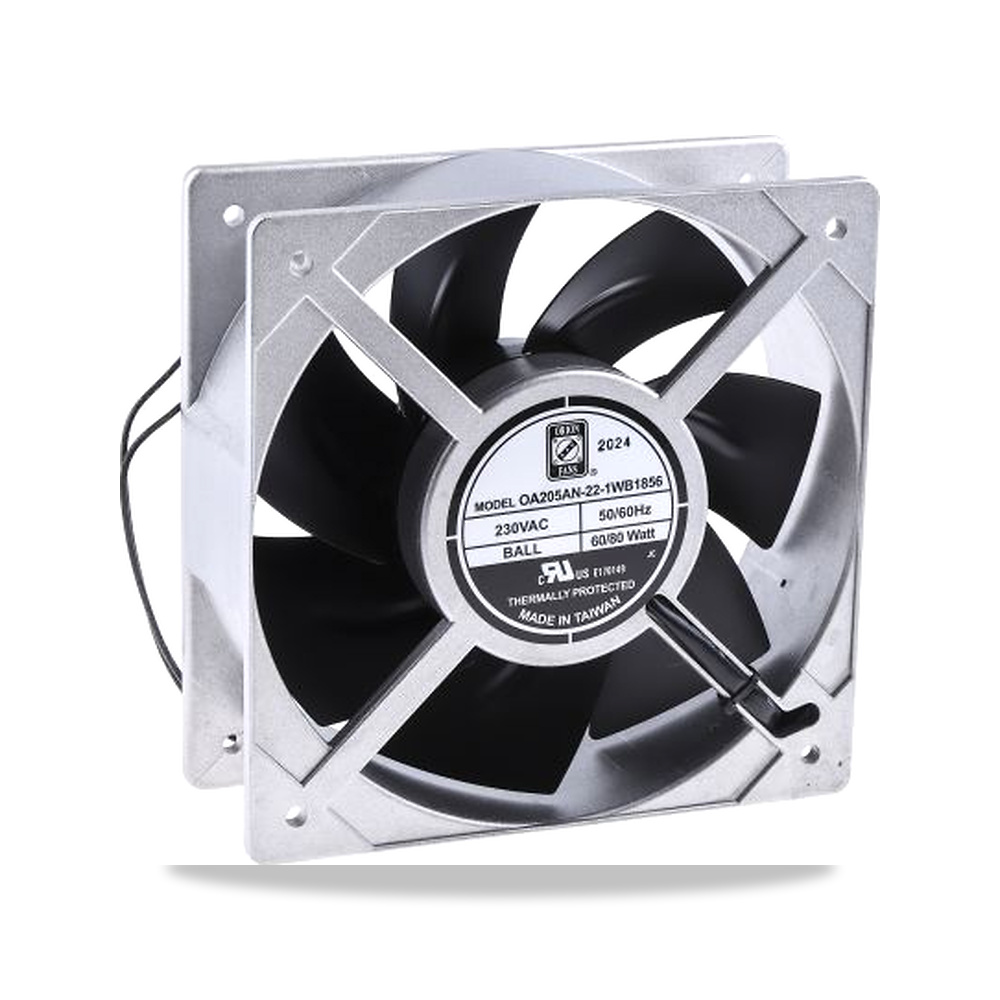 صورة منتج مروحة شفط وتبريد محورية (Axial Fan) 230 فولت 80 واط 0.24 أمبير 205 مم 72 مم RS PRO موديل 175-9836 - كود الصنف reemco-2027-0799203 - ماركة يباع من خلال reemco - توريد وتصوير حصري لشركة ريمكو القابضة السعودية