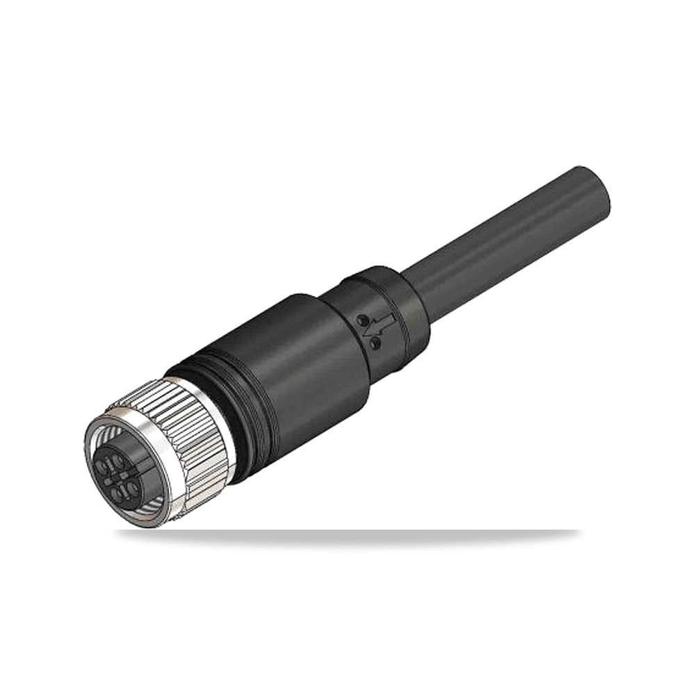 صورة منتج كابل وسلك أنثى 10 متر 4 خط/قطب M12 RS PRO موديل 201-7096 – الطول 10m – نوع الخامة Polyurethane - كود الصنف reemco-2027-0799617 - ماركة يباع من خلال reemco - توريد وتصوير حصري لشركة ريمكو القابضة السعودية