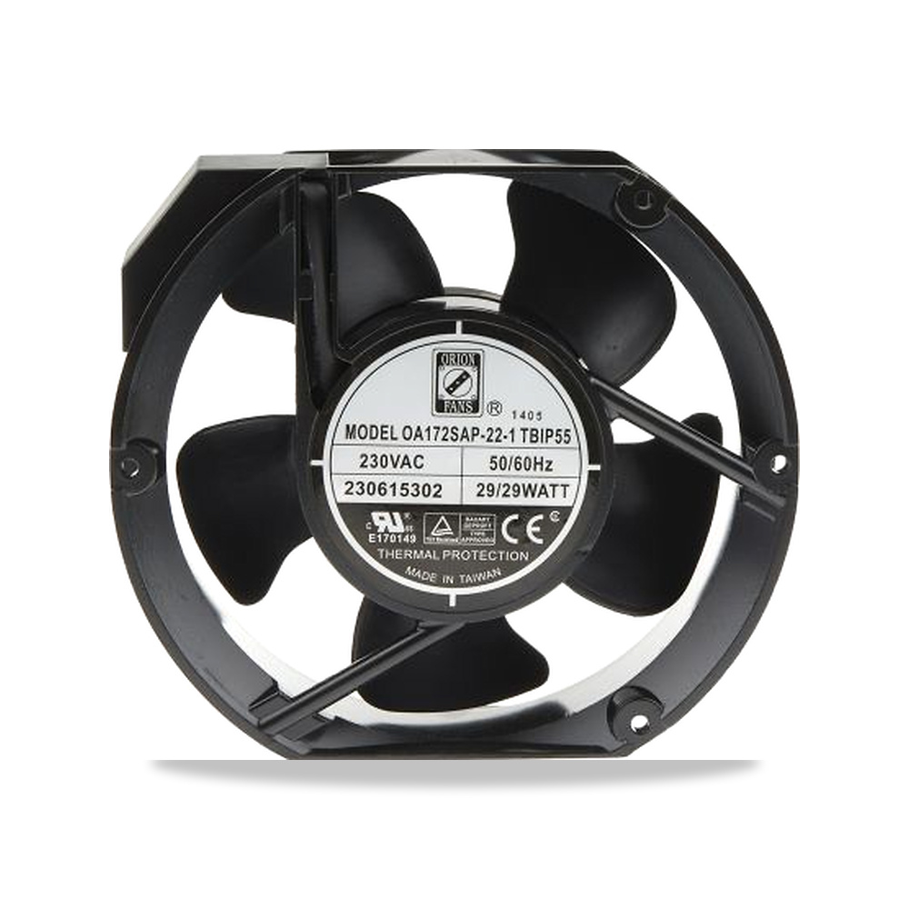 صورة منتج مروحة شفط وتبريد محورية (Axial Fan) 230 فولت 29 واط 120 مللي أمبير 150 مم 172 مم RS PRO موديل 175-9789 - كود الصنف reemco-2027-0799710 - ماركة يباع من خلال reemco - توريد وتصوير حصري لشركة ريمكو القابضة السعودية