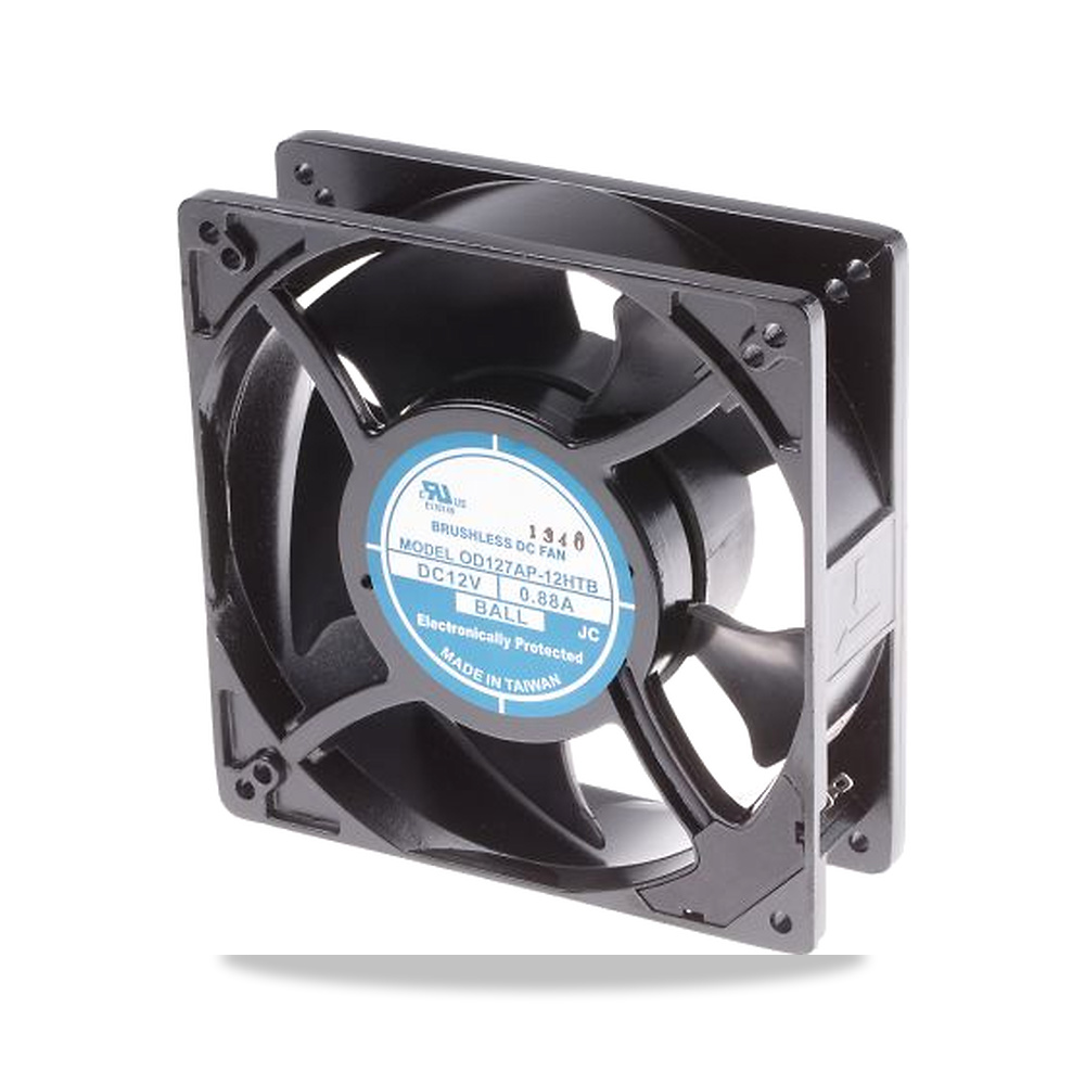 صورة منتج مروحة شفط وتبريد محورية (Axial Fan) بدون فحمات (Brushless) محرك كهربائي 12 فولت 11.88 واط 880 موديل 619-6624 - كود الصنف reemco-2027-0799751 - ماركة يباع من خلال reemco - توريد وتصوير حصري لشركة ريمكو القابضة السعودية